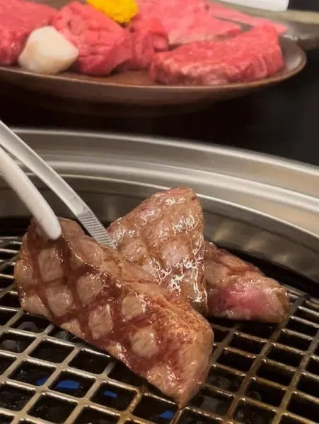 綺麗な網目に、綺麗なお肉。